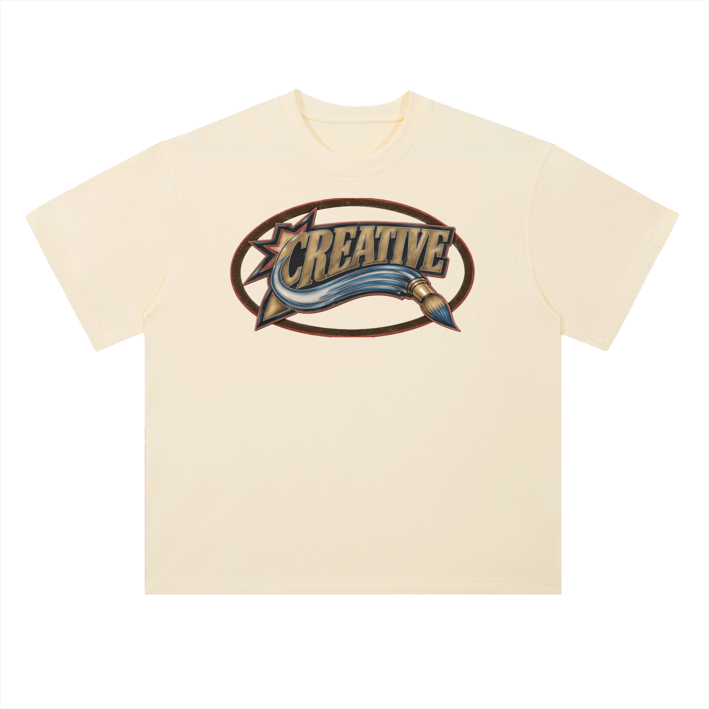 Heavyweight Drop Shoulder Cotton T-Shirt