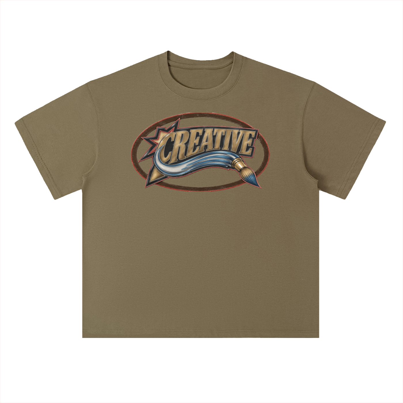 Heavyweight Drop Shoulder Cotton T-Shirt