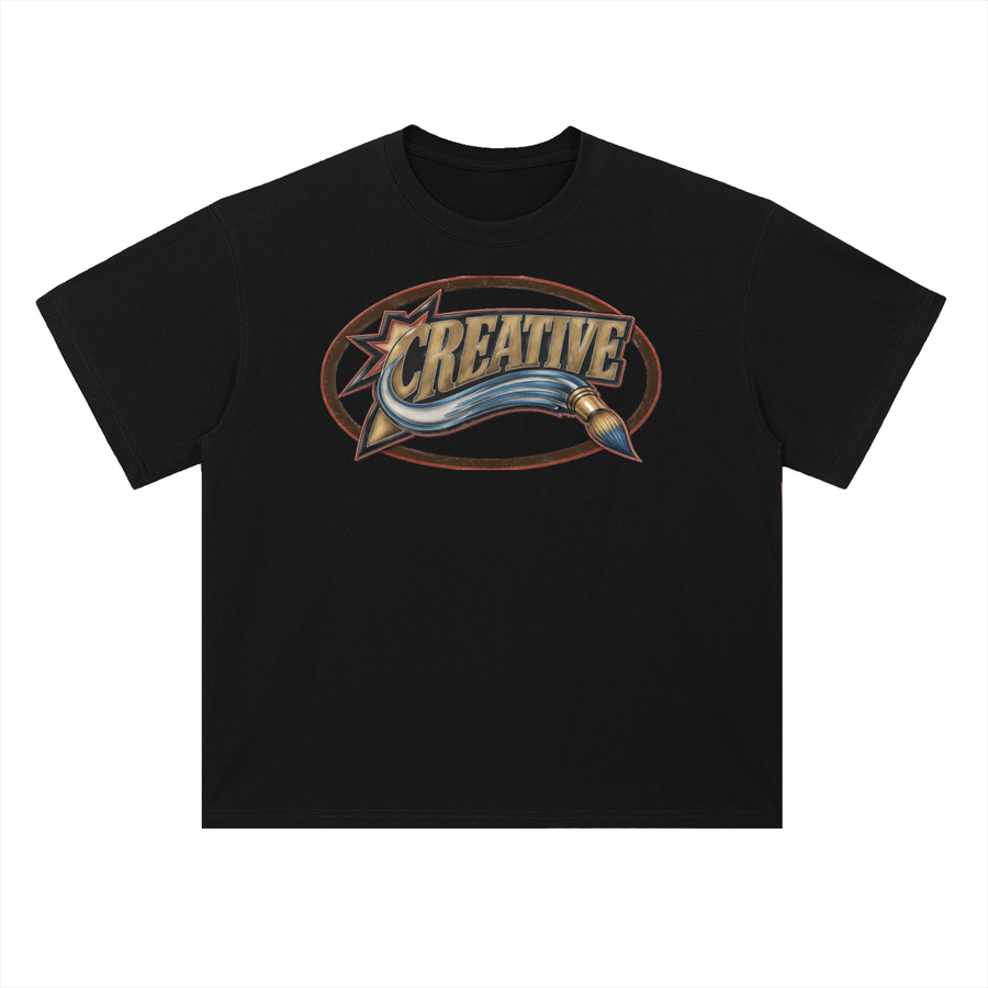 Heavyweight Drop Shoulder Cotton T-Shirt
