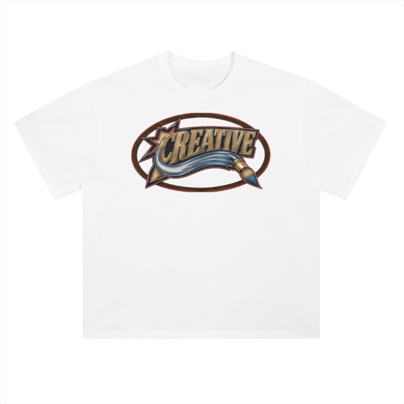 Heavyweight Drop Shoulder Cotton T-Shirt